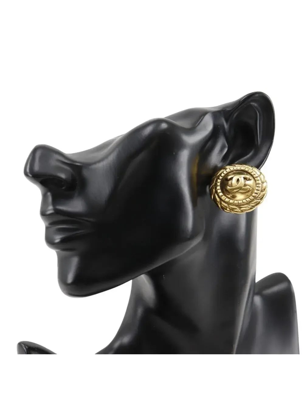 Chanel Cc Logo Clip-On Earrings Metal #228981C75B